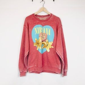Nirvana Burnout Band Crew Pullover